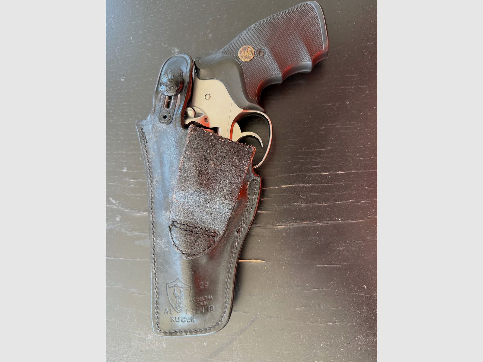 Revolver Ruger Police Service Six – Kal. .357 Magnum – 4” Lauf – inkl. Lederholster