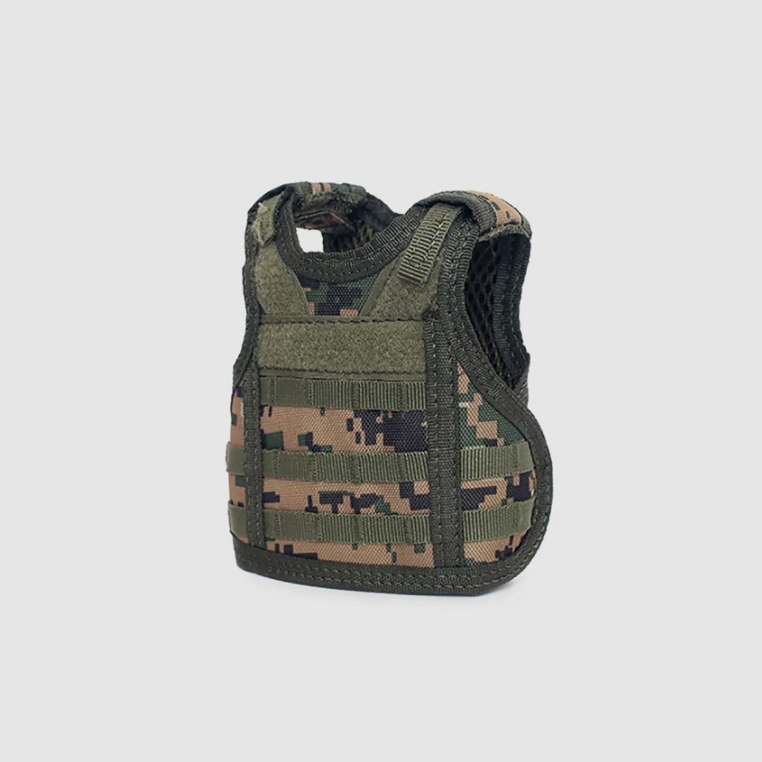 Mini protective vest for beer bottle / wine bottle / thermos bottle - Digital Woodland
