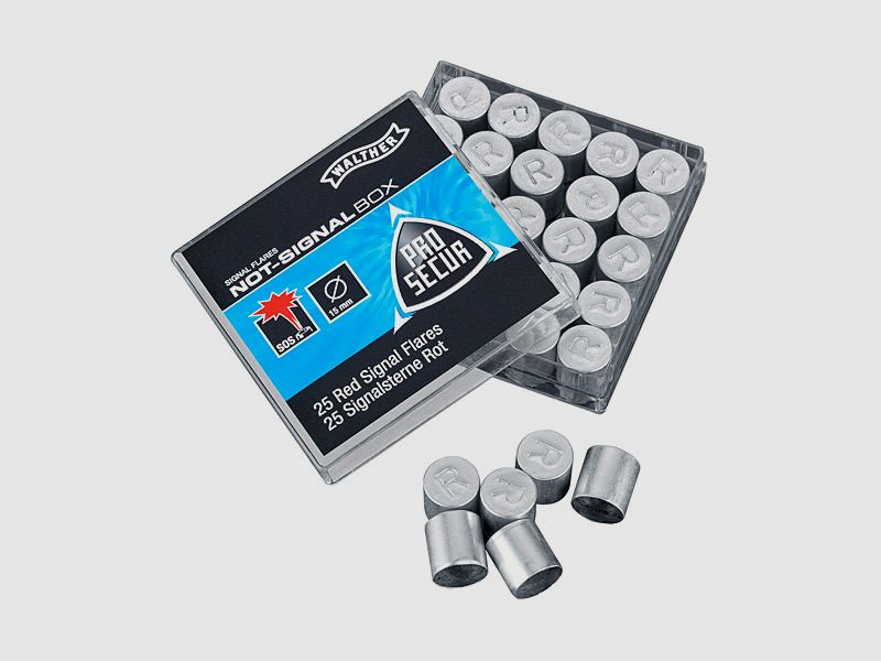 Pyro Walther Not Signal Box Signalsterne rot 25 StĂĽck (P18)