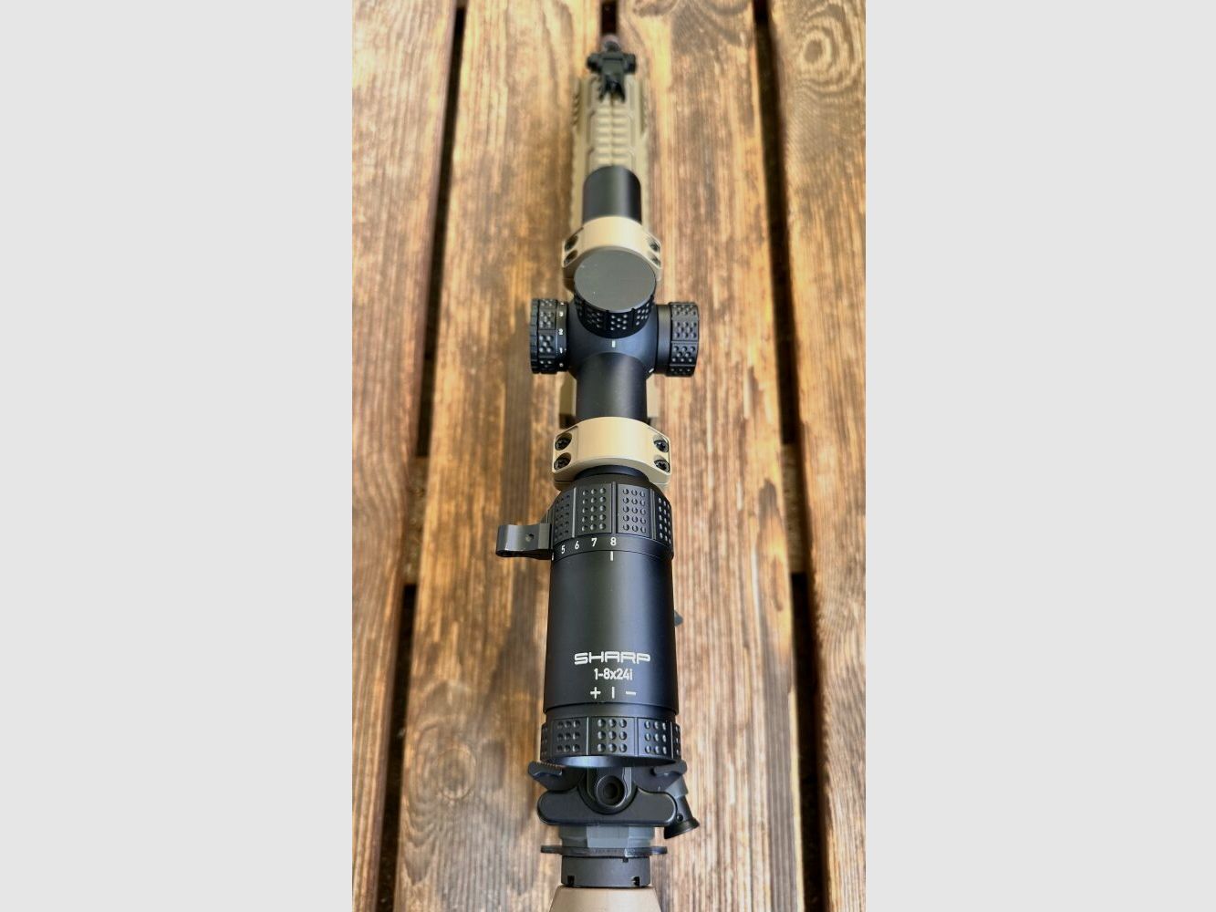 Oberland Arms G96c con OA Sharp 1-8x24 approvato sportivamente .223Rem