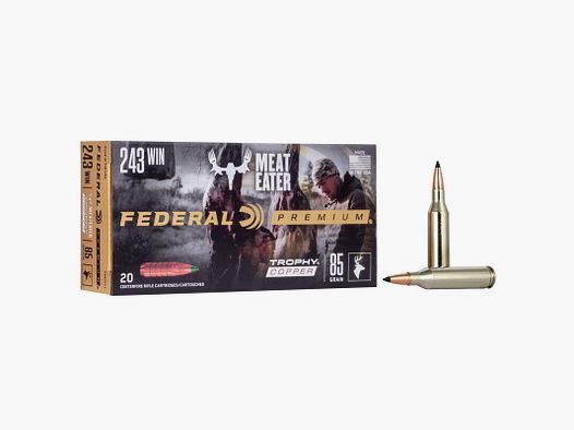 FEDERAL 243 WIN 85 GRS / 5,5 G TROPHY COPPER VITAL SHOK 20 STK