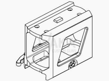 B&T 52 mm mounting skeleton QD for Aimpoint T-Series