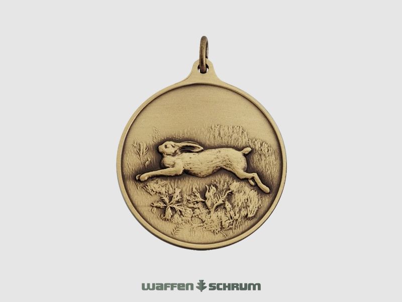 Steinhauer&Lück Jagdmedaille Hase 40mm Bronze