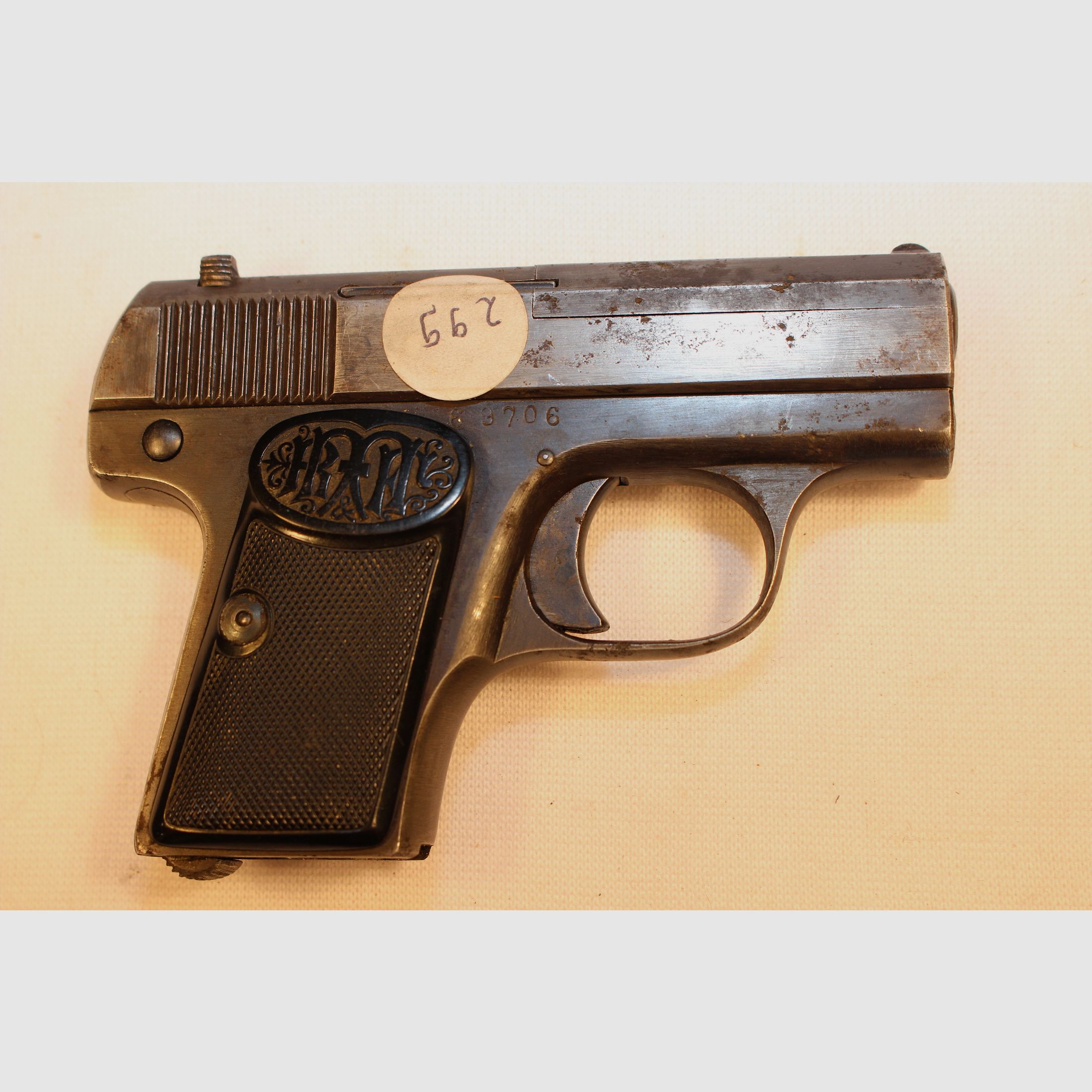 Dreyse Model 1908 in caliber 6,35 Browning.