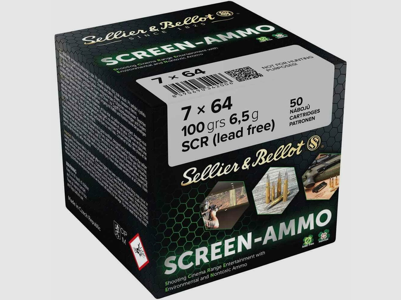 Sellier & Bellot 7x64 Screen Ammo 100grs / 6.5g