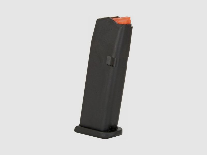 Magazin Glock G48, Gen 5, 9mm 10 Patronen, schwarz-orange