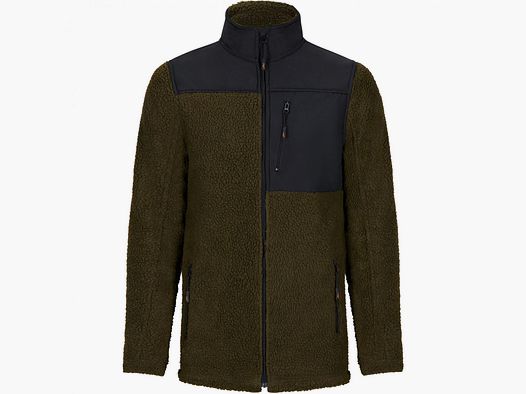 Faserpelzjacke Kanada Herren (Oliv/Schwarz)