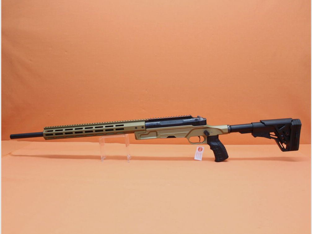 HAENEL Rep.Büchse .308Win Haenel LR/ ONE 60cm Lauf/ Mündungsgewinde M15x1/ eintellbarer Schaft/ Sandfarben