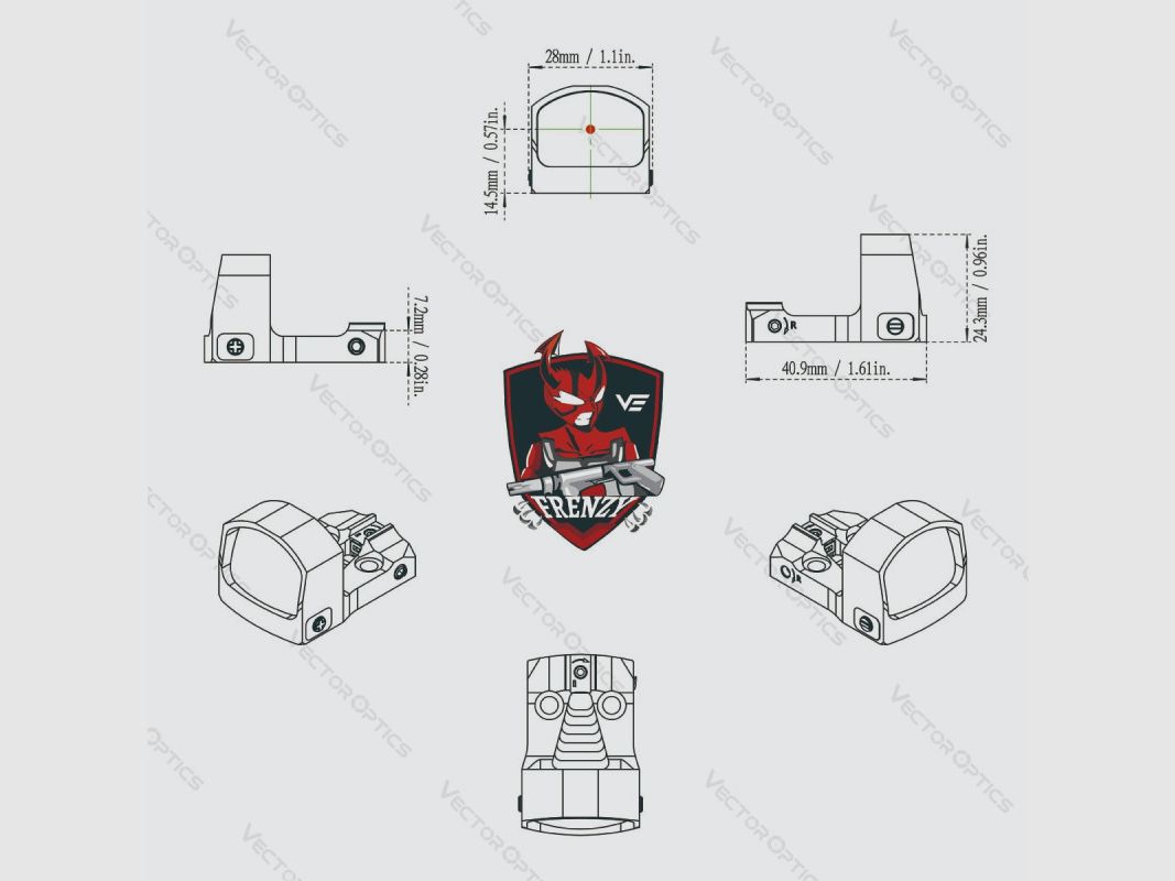 VECTOR OPTICS FRENZY-S 1X17X24 MIC, Bild 9 von 9