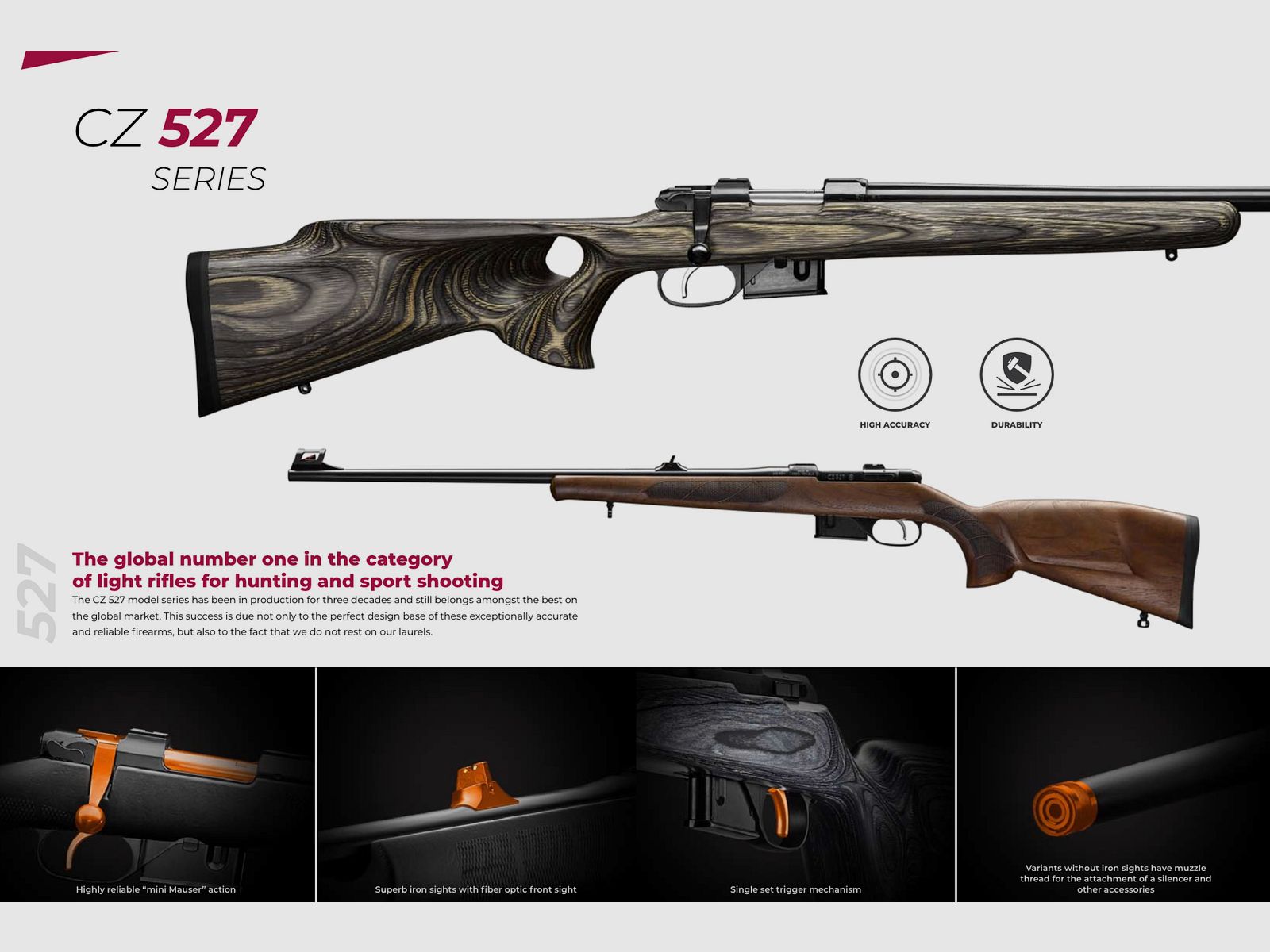 CZ / SEMIAUTO PISTOOL – SEMIAUTO GEWEER – BOLT ACTION / ALLE MODELLEN, afbeelding 12 van 23