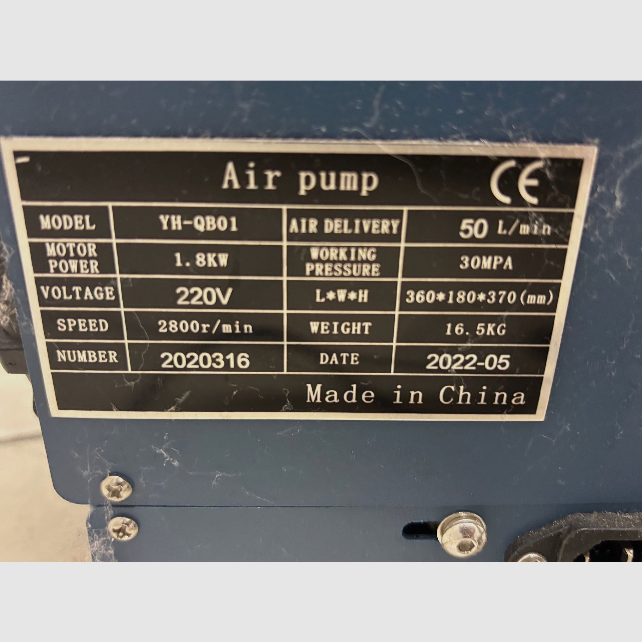 wenig benutze HP Max als Komplettset (inkl. Kompressor)