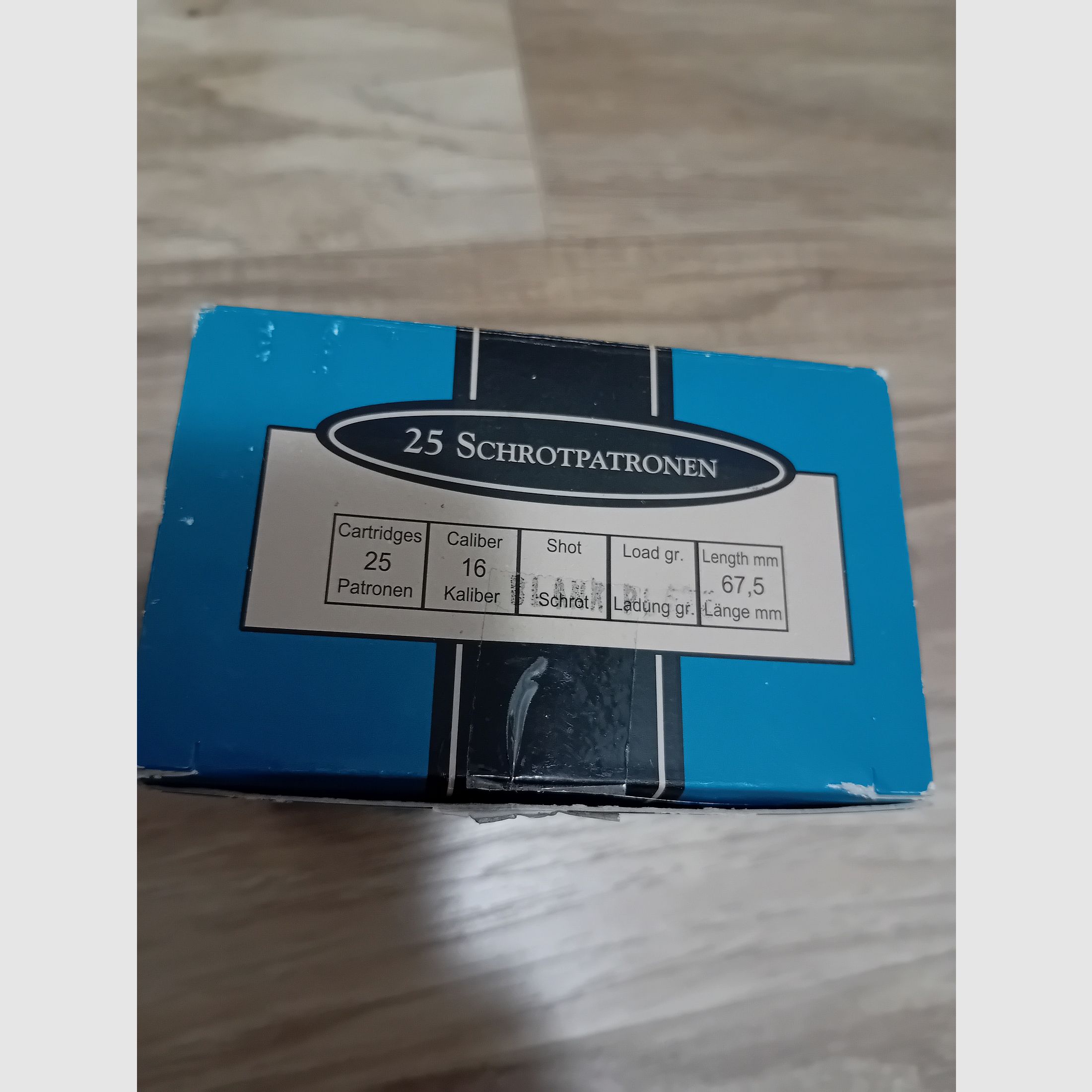 25 Pow - Ex black powder shot cartridges .16/67.5