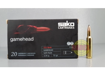 Sako-munitie .222 Rem Gamehead 3,56 g