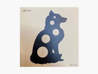 50 papertarget schietkaarten wolf