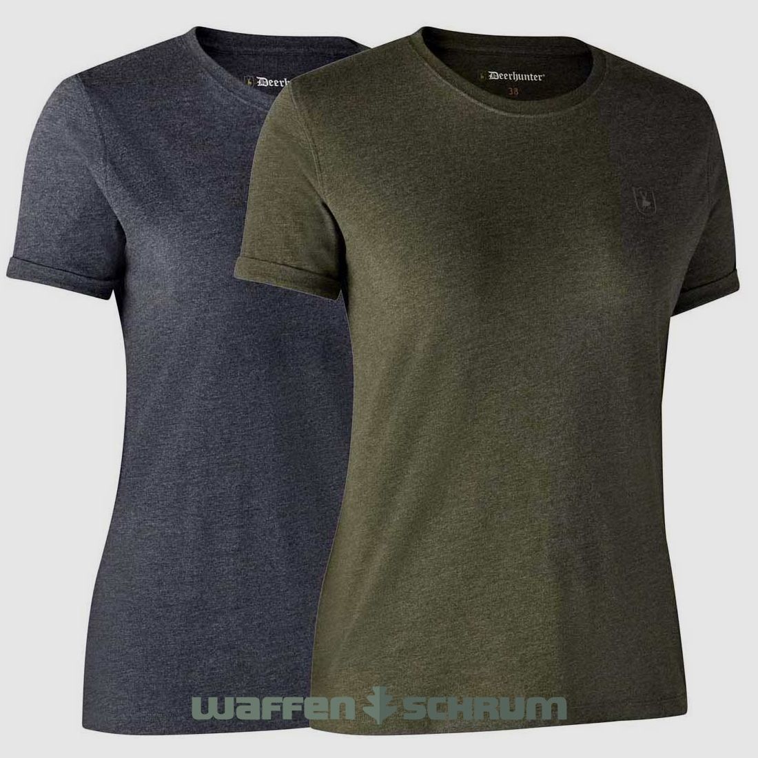 Deerhunter Basic T-Shirt Adventure Green Melange