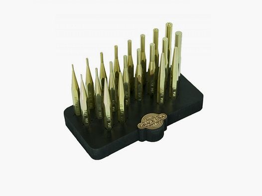 Set di 20 punzoni in ottone