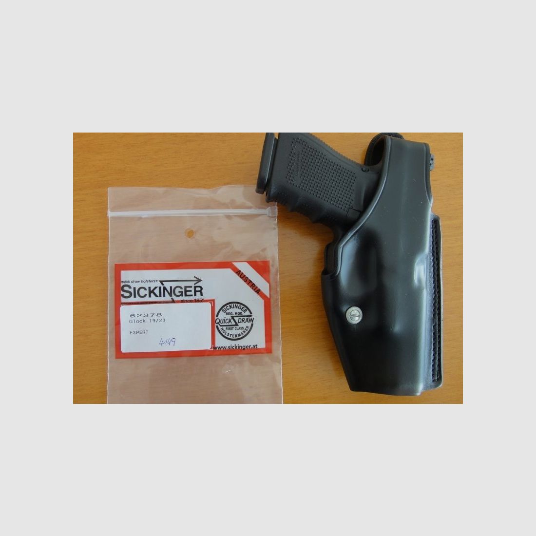 Sickinger Sickinger Holster EXPERT schwarz für SL-Pistole Glock 19/23