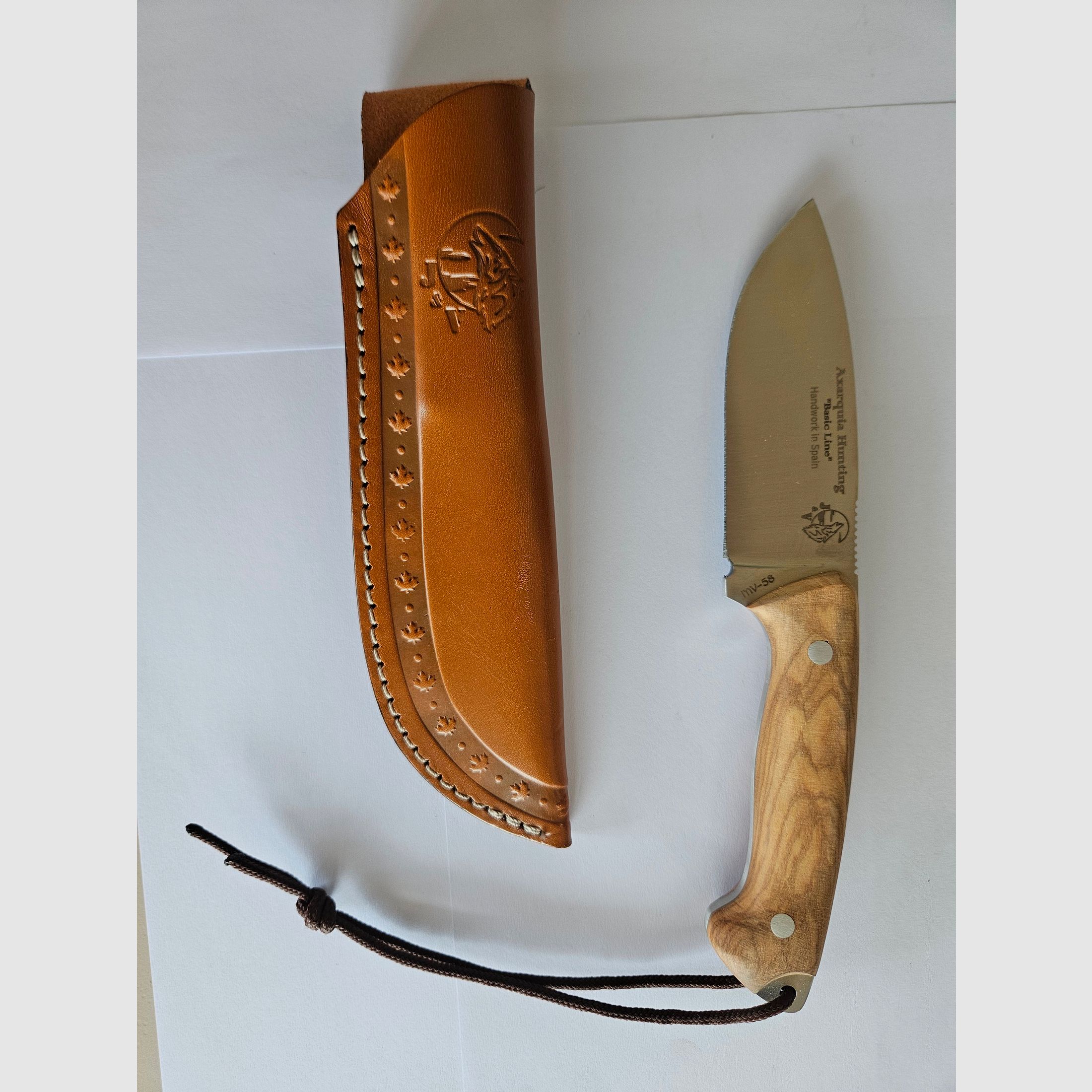  J&V Axarquia Couteau de Chasse