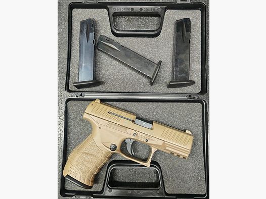 Walther PPQ M2 Schreckschuss Pistole PAK. FDE + 3 Magazine