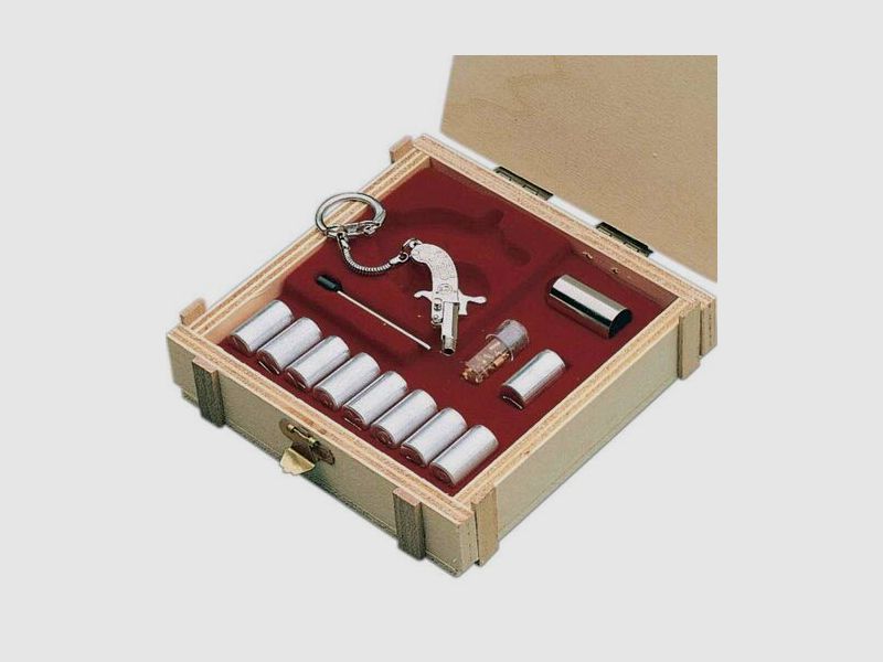 Berloque pistolet d'alarme, Berloque Mod.Mini, 2mm K., chromé