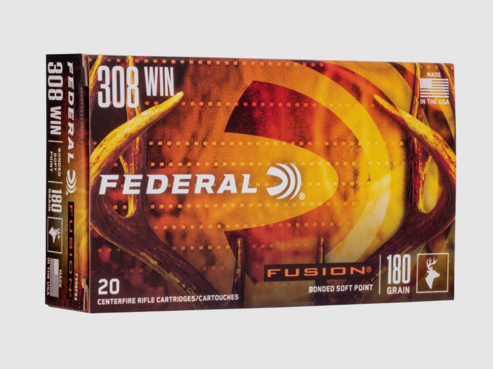 Federal Ammunition 2007942 .308 Win. Fusion 11,7g 180grs. 20 stuks