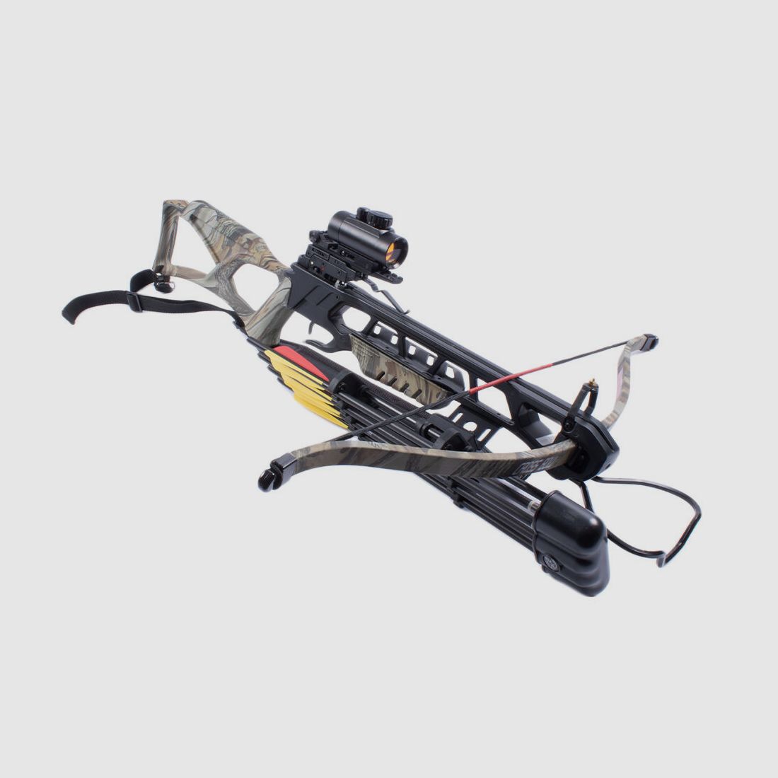 Man Kung Recurve Anaconda 175 lbs Camo SET - Quiver, Pijlen, RedDot