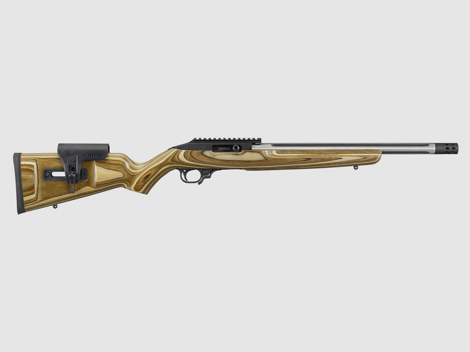 RUGER 10/22® COMPETITION .22 LR 16.1"/41CM NATURAL BROWN LAMINATE