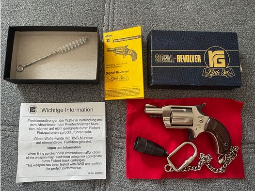 Röhm Little Joe Signalrevolver 6mm Flobert (PTB 549) – Komplettset mit OVP & Zubehör