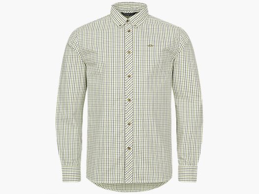 BLASER MEN'S SHIRT TRISTAN 22 OLIVE/BEIGE