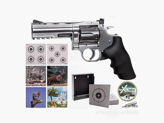 Dan Wesson 715 4 pollici 4,5mm / Set di Obiettivi Argento