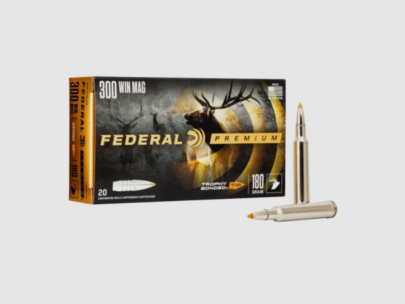 Federal Premium 300 WIN MAG 180 gr Trophy Bonded Tip
