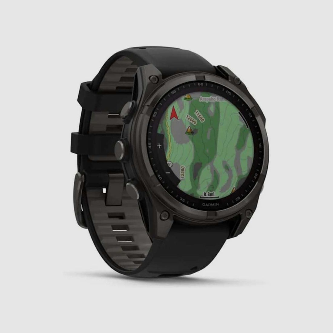 Garmin fēnix® 8 - 51mm, Solar, Saffier Titanium Zwart, afbeelding 3 van 8