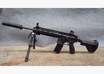 Gas Blowback HK416 GBB en estado casi nuevo con boquilla V3, bolt de acero, muchos accesorios nuevos, tuning, rifle de Softair a partir de 18 años, 6mm BB
