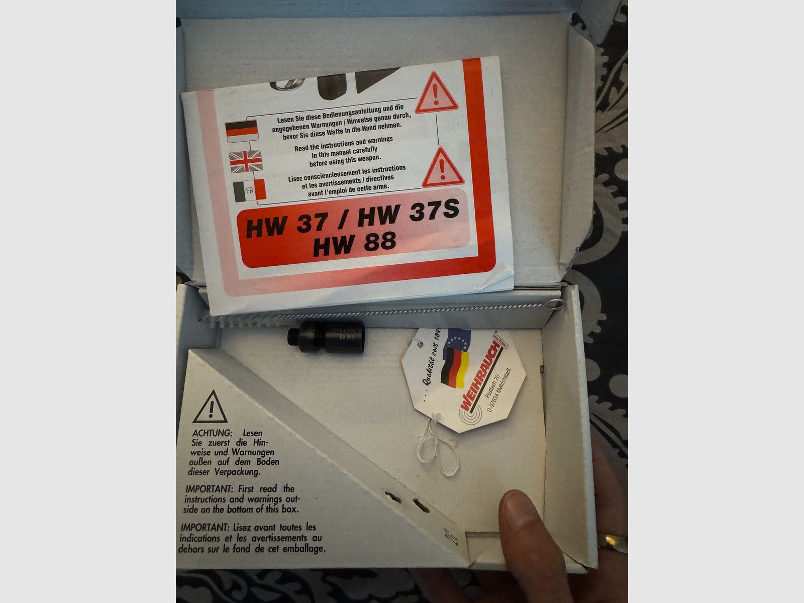 Encens HW 88 Super Aiwaight RARITÉ avec OVP+holster de forme adaptée