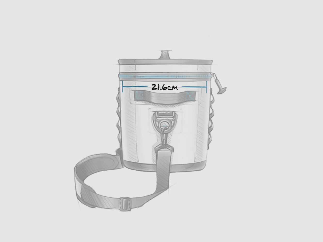 YETI® Torba chłodząca Hopper Flip® 18 - Charcoal, zdjęcie 21 z 26