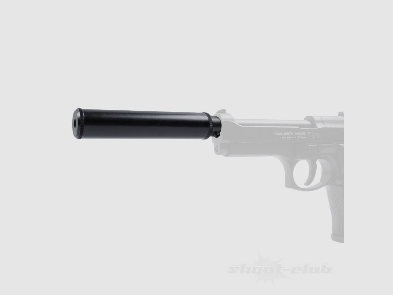 shoXx Schalldämpfer + Adapter für Beretta M92 u. Perfecta 32