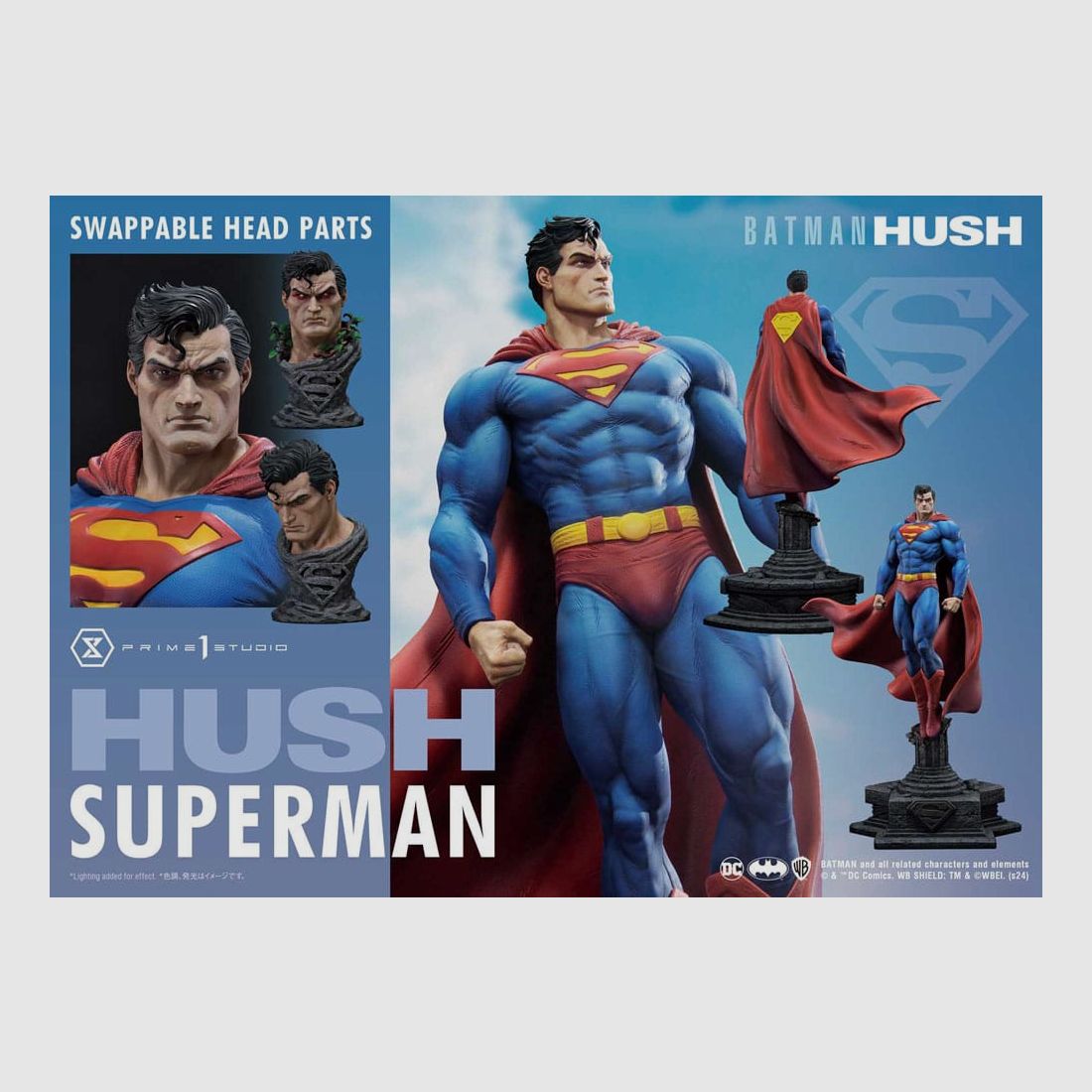 DC Comics Premium Masterline Series Statue 1/4 Batman: Hush (Comic) Superman Bonus Version 77 cm | 43365