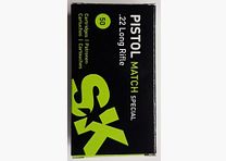 SK-Munición Pistol Match Especial .22 l.r.