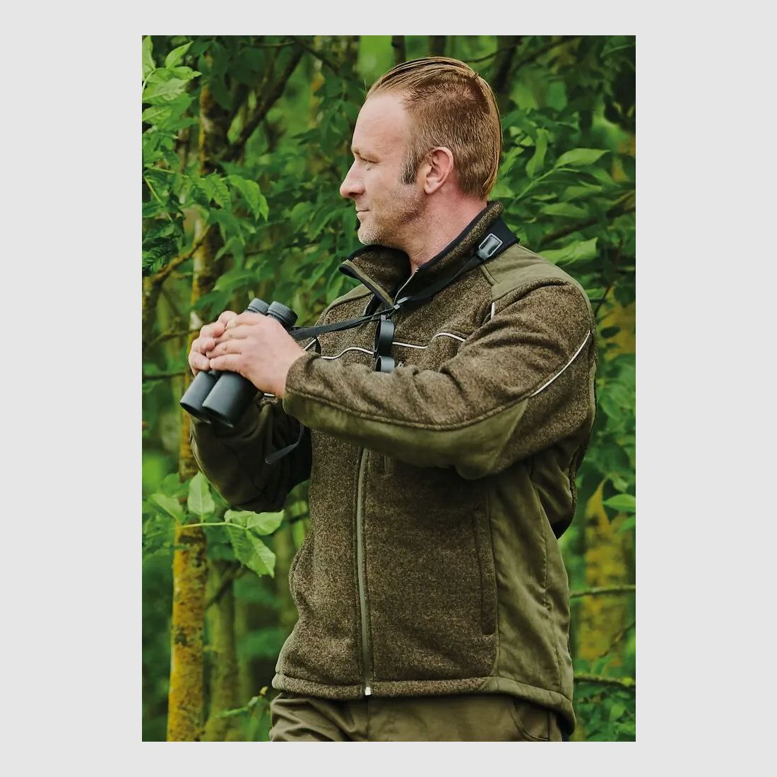 Scheibler Jäger fleece jacket Maple