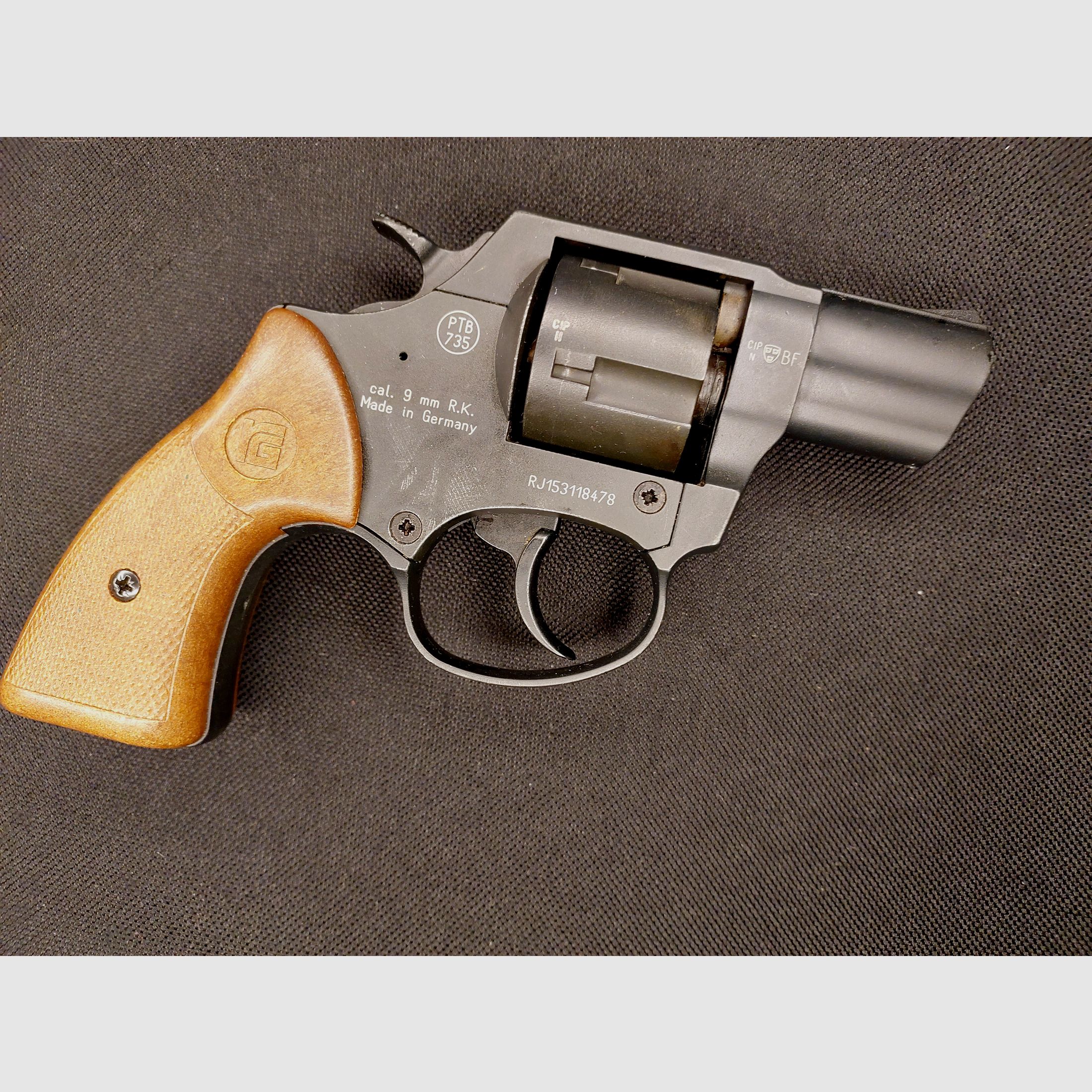 Röhm RG 59 Schreckschuss Revolver Alu Chrome 9 mm R.K. (PTB 735)