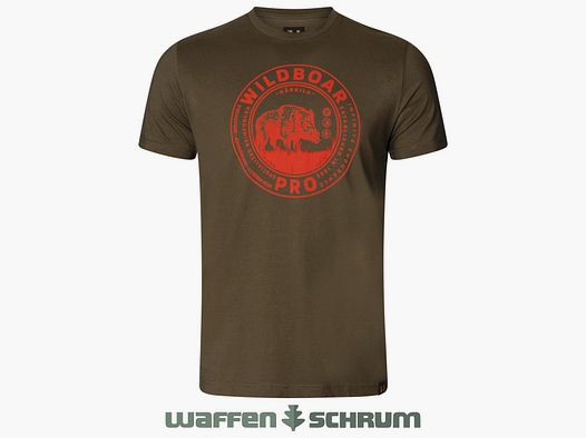 Härkila T-Shirt Wildboar S/S Willow green