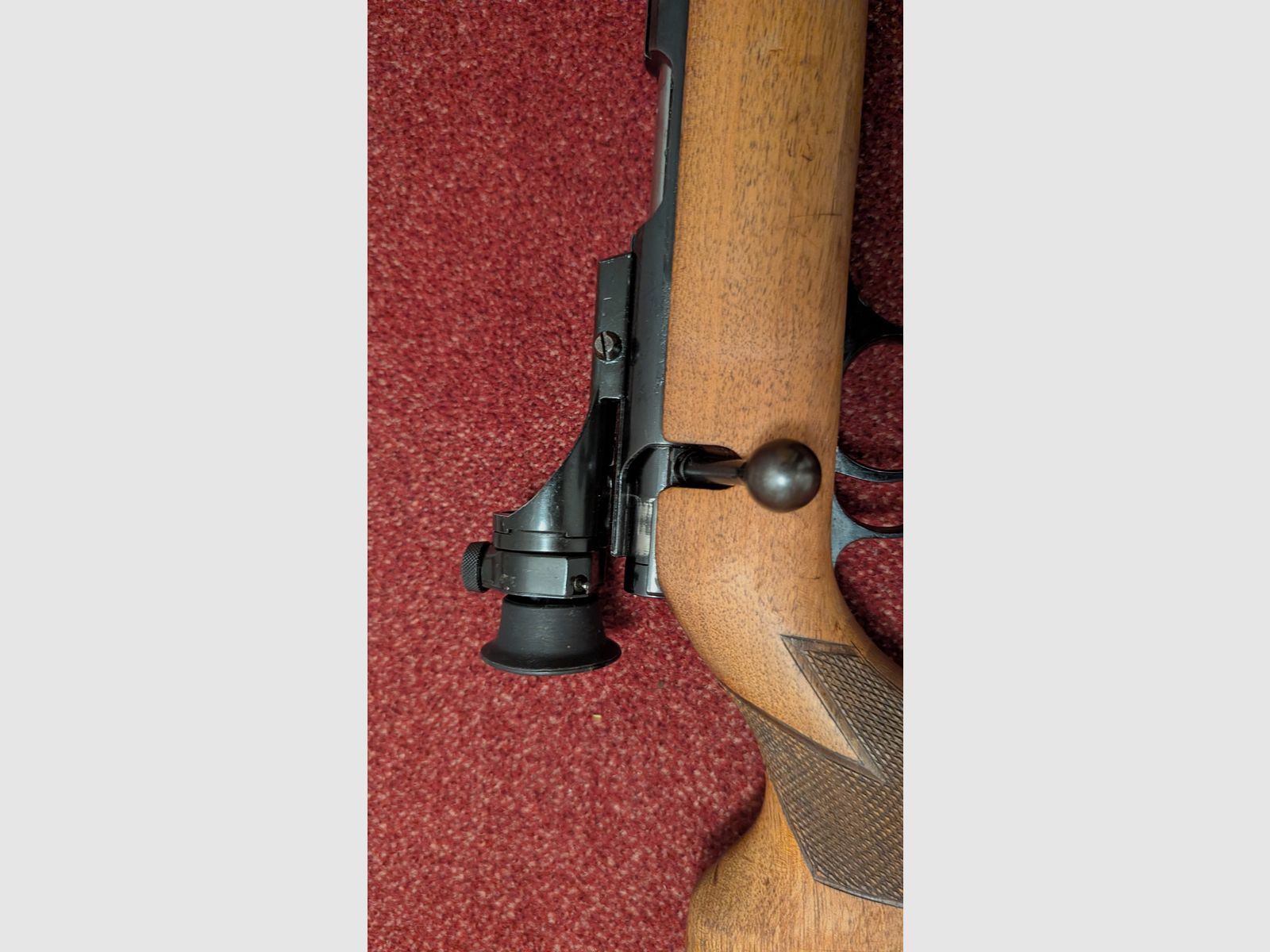 Walther Matchbüchse z diopterem i ZFR, .22lfb w tym torba