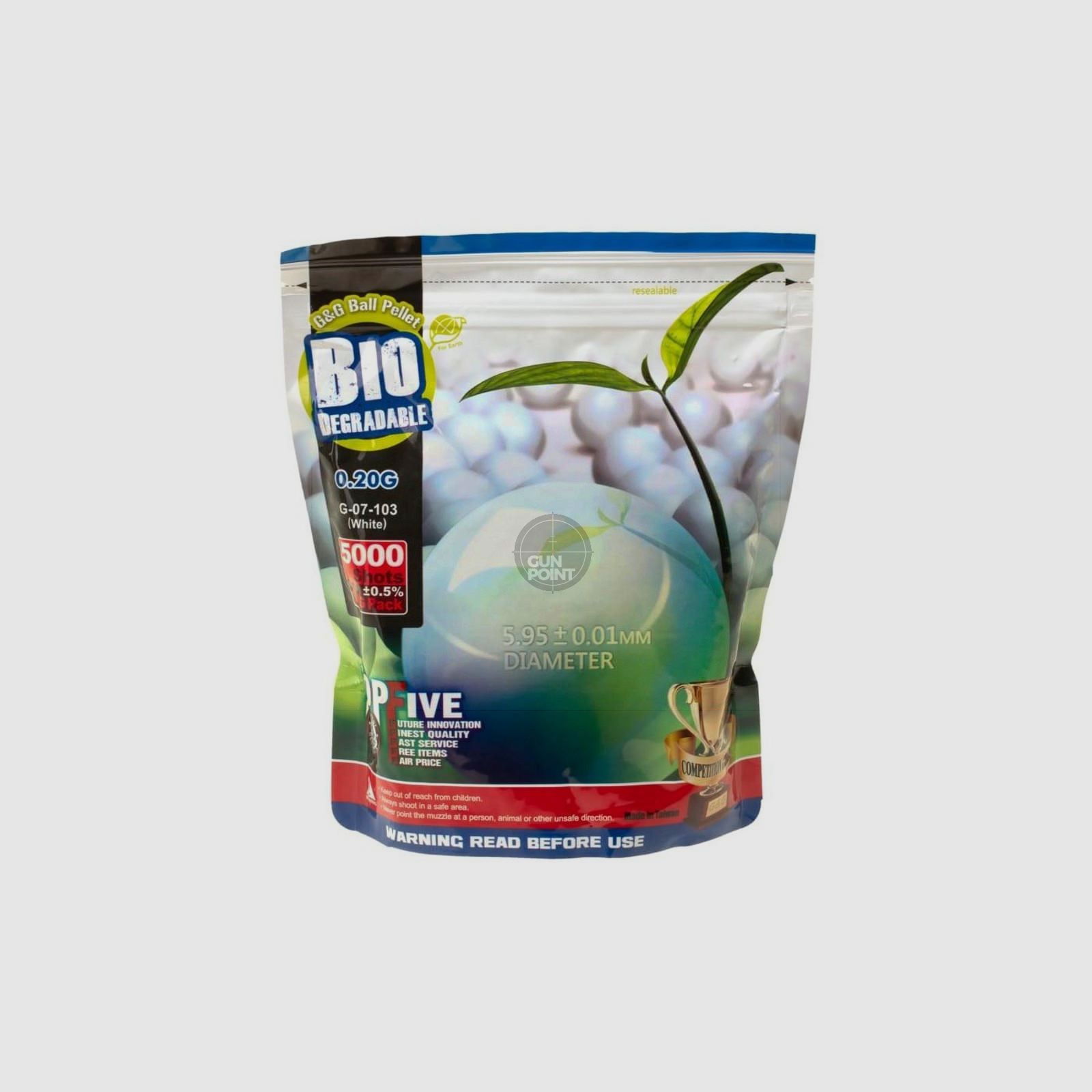 G&G 0.20g Bio Precision BBs 5000rds