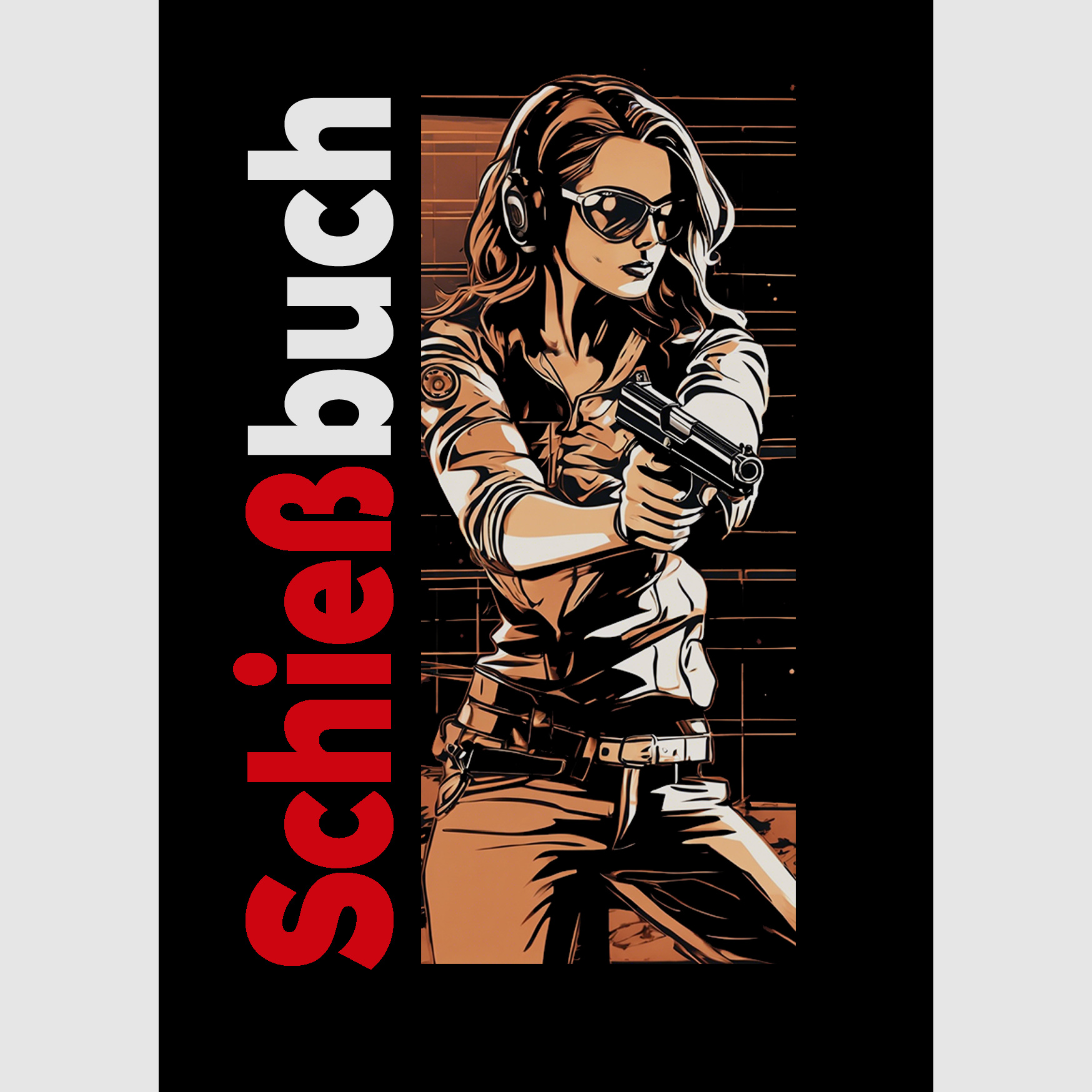Schießbuch für Sportschützen - Girl with Gun