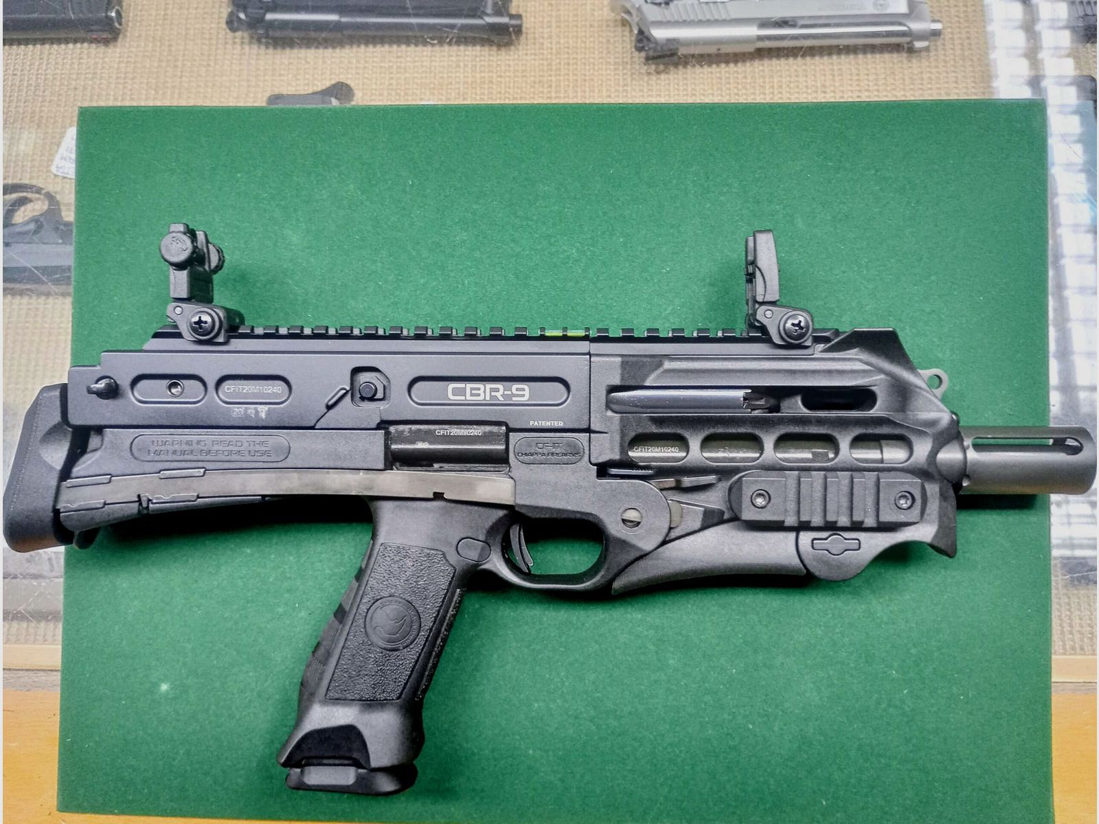 Semi-automatic pistol CHIAPPA BLACK RHINO CBR-9 cal.9x21IMI (used), image 1 of 2