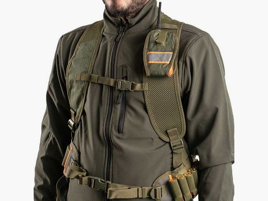 Trisacca RA mit orangefarbenen Einsätzen, zusammenklappbar