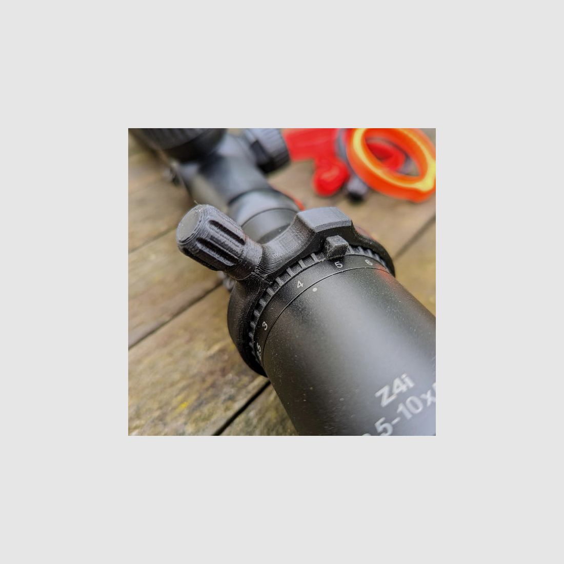 Para Swarovski Z4i: Palanca de ajuste rápido para la configuración de aumento