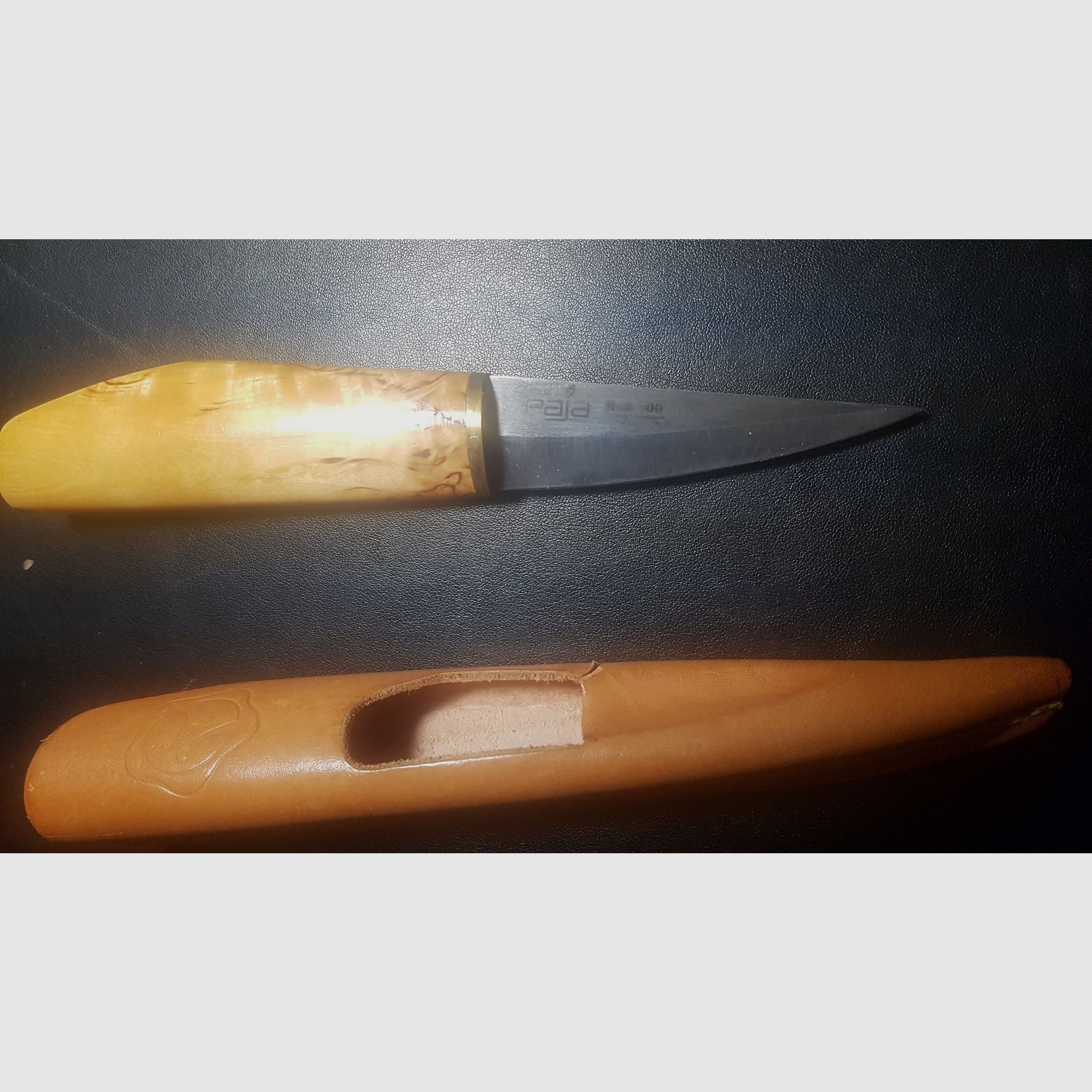 Sammlermesser, Schnitzmesser, Finnland, Paja 700, neuwertig