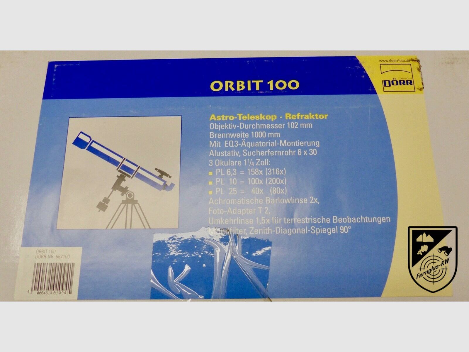 Dörr 567100 SPIEGELTELESKOP Orbit 100