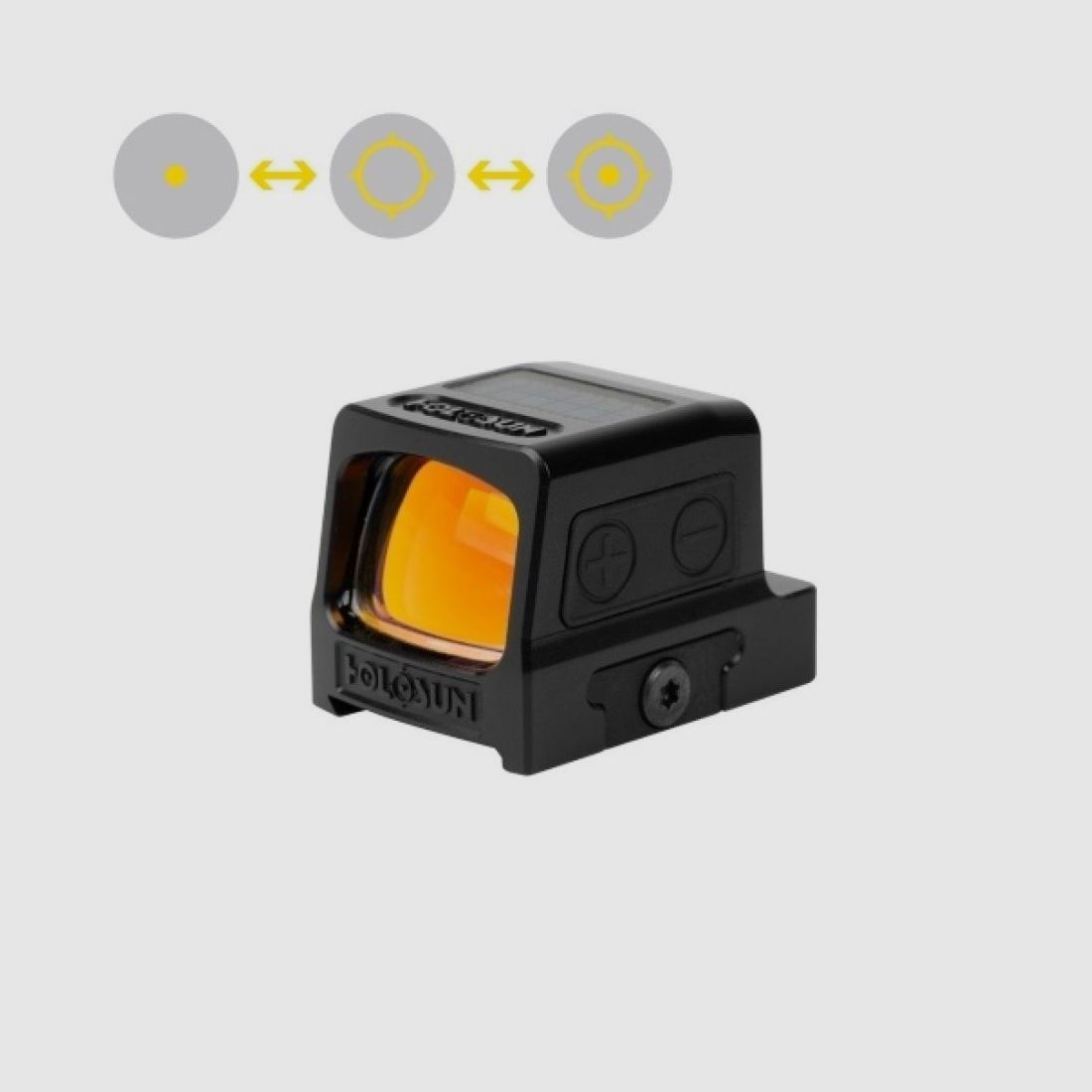 Holosun HE509T-GD-X2 Gold Circle Dot Titan Reflexvisier Closed